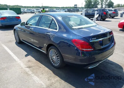 2016 Mercedes-Benz C 300 Luxury 4Matic from USA, damaged, VIN 55SWF4KB4GU153005